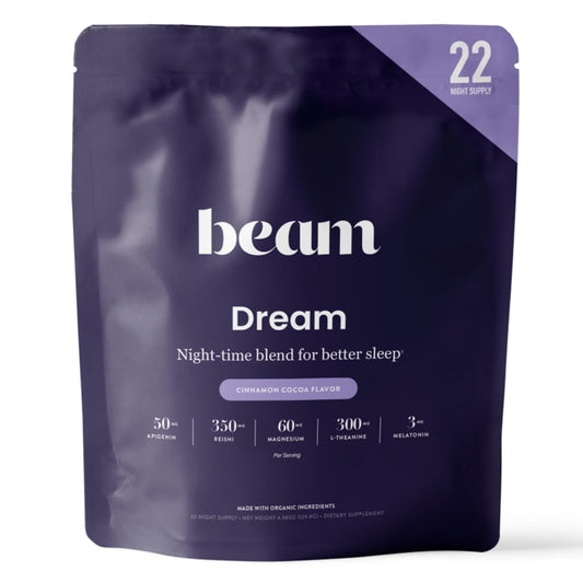 Beam Dream Sleep Powder tub and label