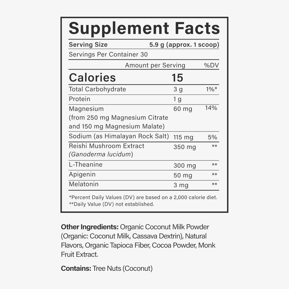 Serving size scoop with Beam Dream Sleep Powder