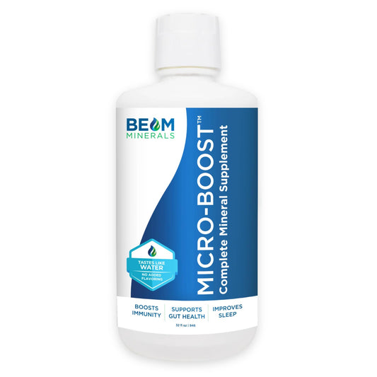 BEAM Minerals Micro-Boost bottle front view - 32 fl oz