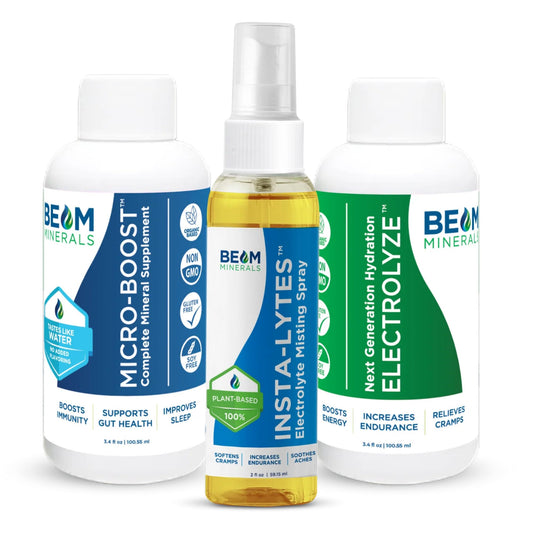 Front view of BEAM MINERALS Travel Pack