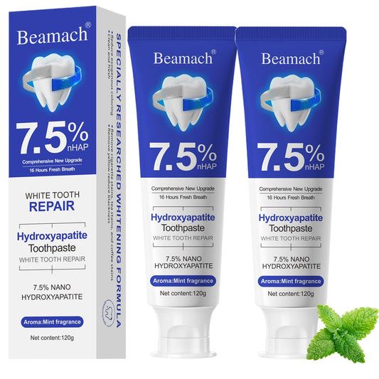 Beamach Hydroxyapatite Toothpaste packaging box