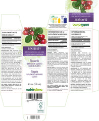 Bearberry leaf tincture drops serving: 40 drops (2 ml)