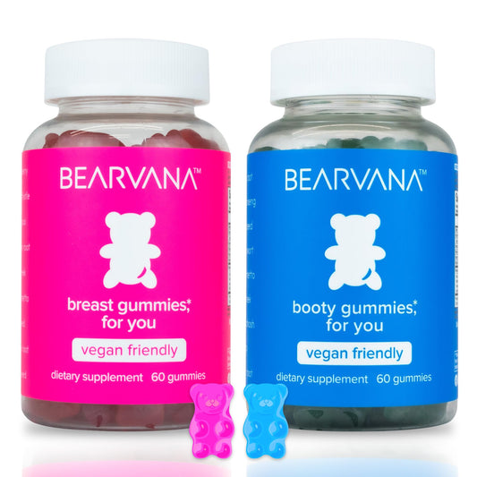 BEARVANA Top & Peach Support Combo Pack for Women bottles