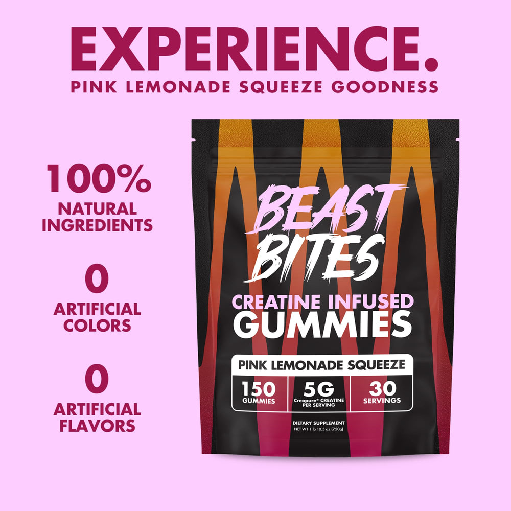 NSF Certified for Sport seal on BEAST BITES packaging