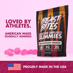 Vegan, Gluten Free, Non-GMO BEAST BITES Creatine Gummies