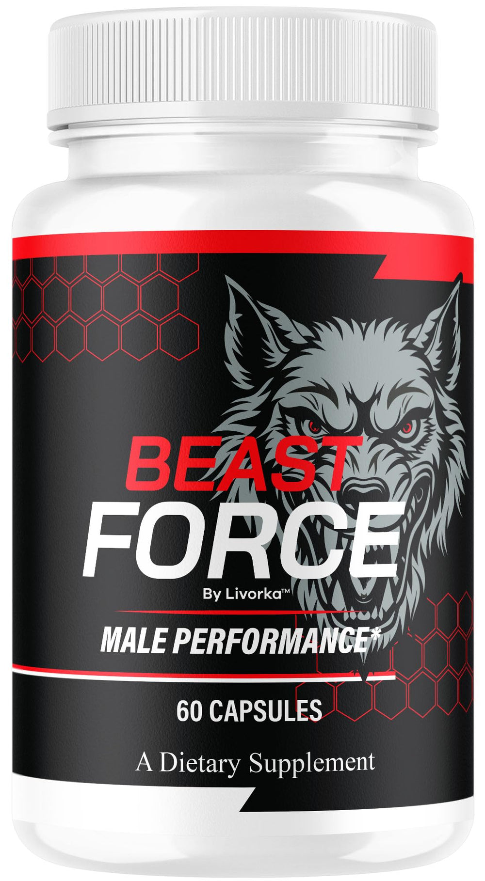 Beast Force for Men bottle with 60 capsules