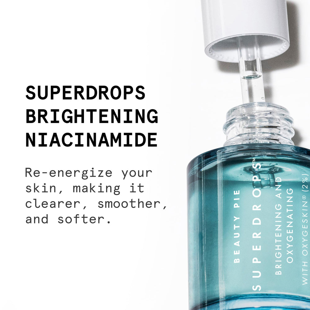 Dropper dispensing serum close-up