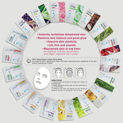 BEAUTY29 Hyaluronic Aqua Plus Mask ingredients closeup showing hydrating formula for radiant skin