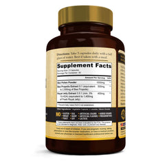 Ingredients: royal jelly, bee pollen, propolis