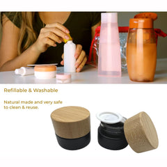 BEECO GIF2U lip balm container in compact 5ml jar.