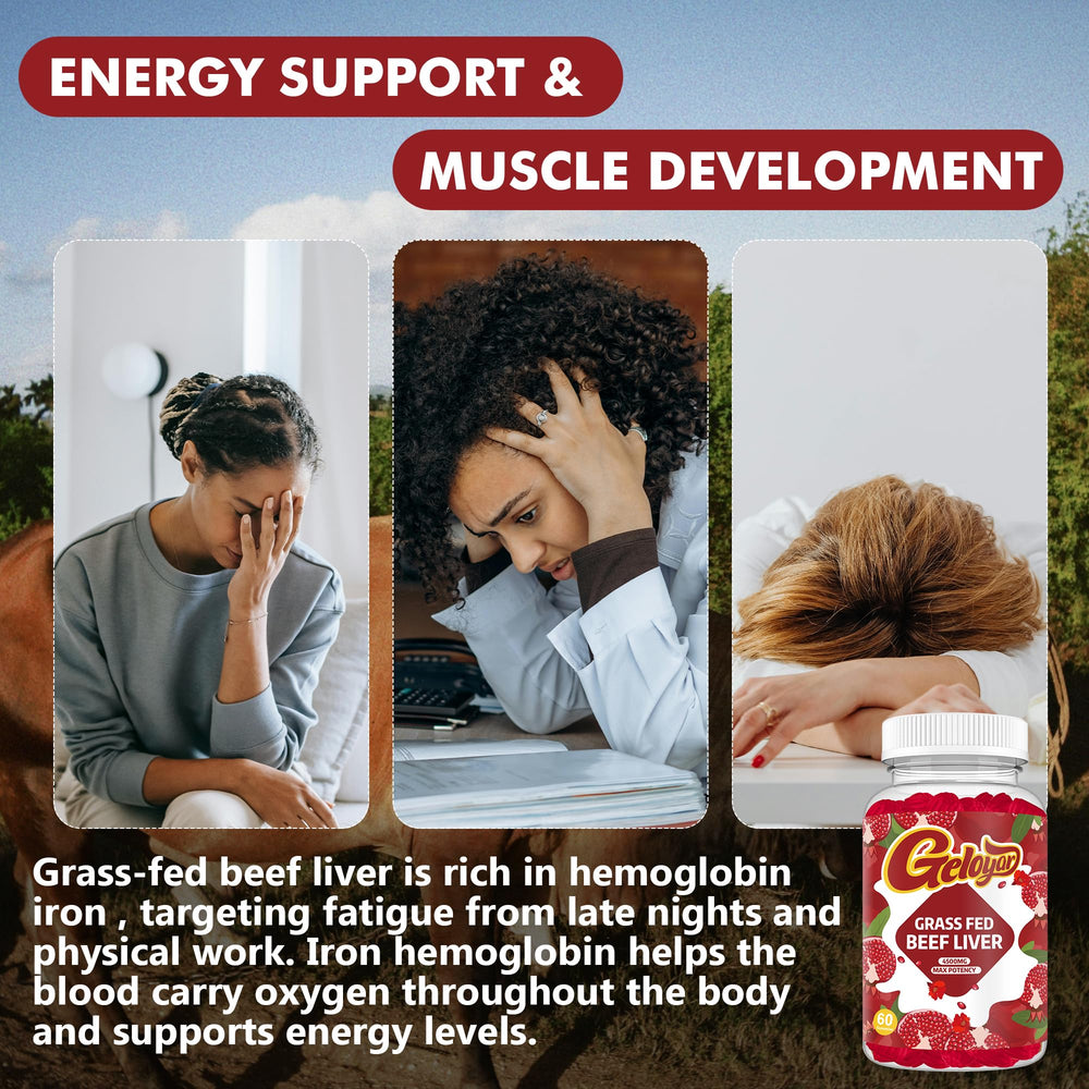 Gluten-free and Non-GMO label on Beef Liver Gummies