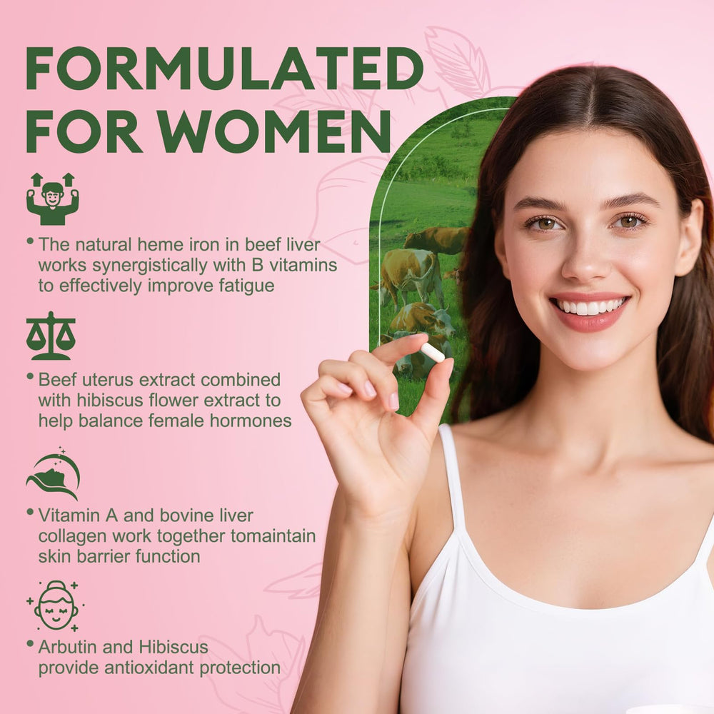 Icons representing vitamins and minerals (iron, folate, vitamins A, B6, B12, C)