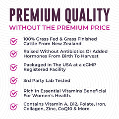 Nutrition highlights on label: Vitamins A, B12, Folate, Iron