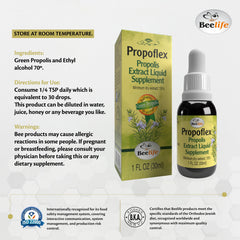 Organic and kosher-friendly Beelife Brazilian green propolis concentrate