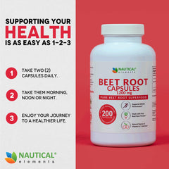 30-day money-back guarantee badge for beet root capsules