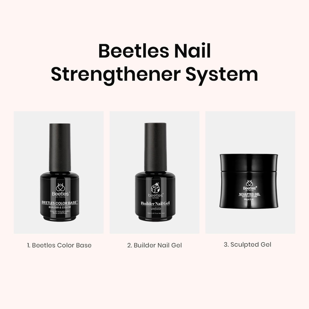 Beetles 21-day wear tip visual hint for lasting shine.