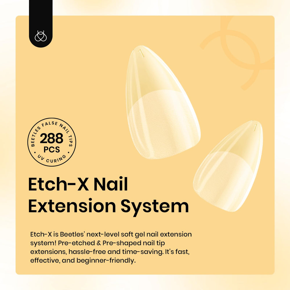 Beetles Gel Nail Tips Full Cover for precise, quick DIY extensions