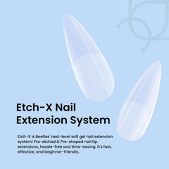 Beetles tips with half-matte texture for natural fitting