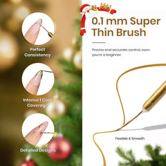 Beetles Gold Gel Liner LED/UV lamp ready for quick cures and durable wear.