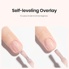Beetles Nail Strengthener gel swatch indicating added support for natural nails.