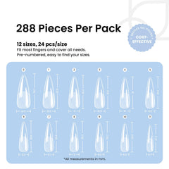 Beetles Gel Nail Tips ideal for professionals or home use