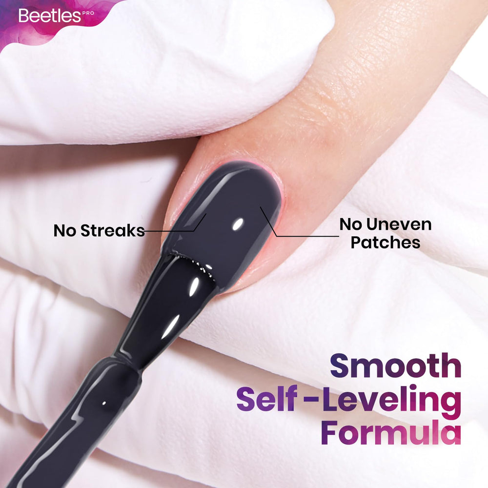 Beetles Pro self-leveling formula reduces visible brush marks.