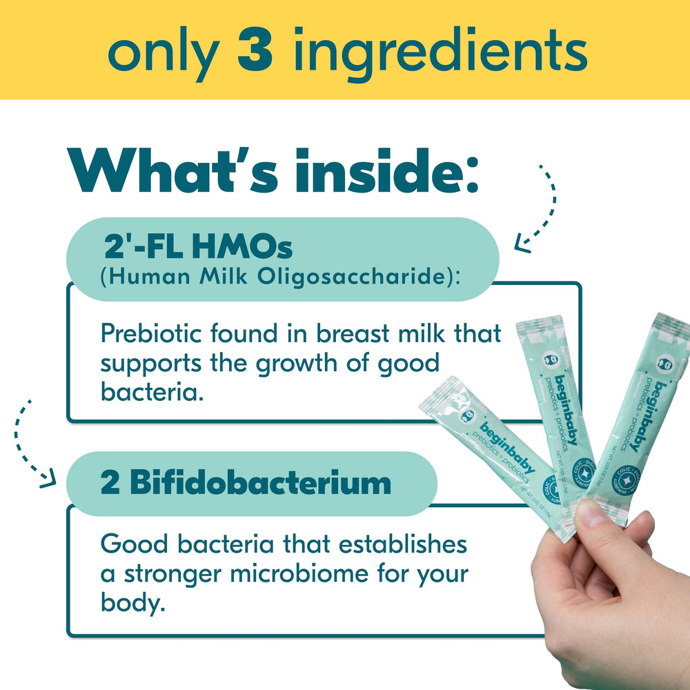 Infant immune support and comfort during colic with BeginBaby