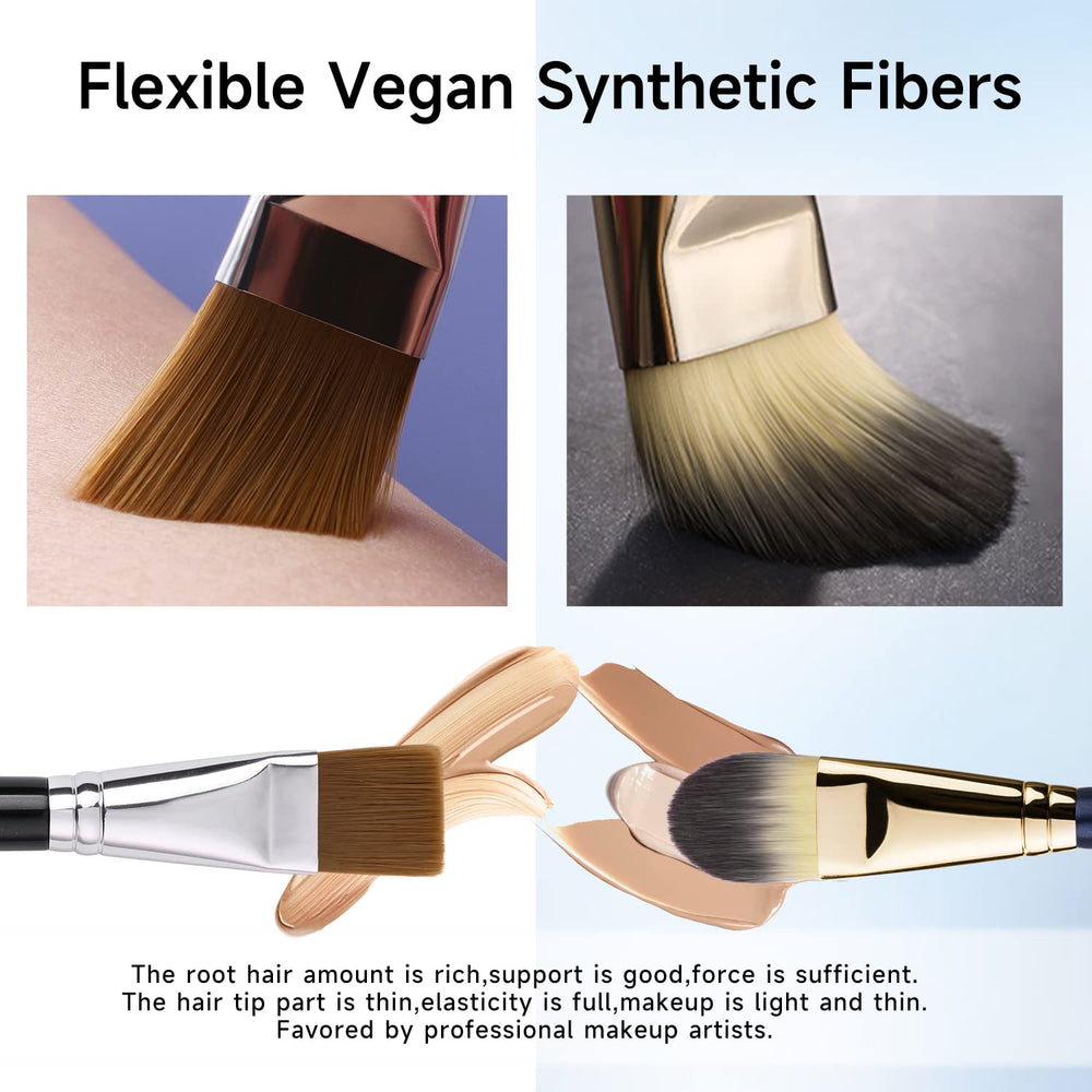 BEILI no-shedding long-lasting brush minimizes shedding for clean makeup application.
