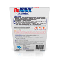 BeKOOOL Kids Gel Sheets showing no refrigeration needed