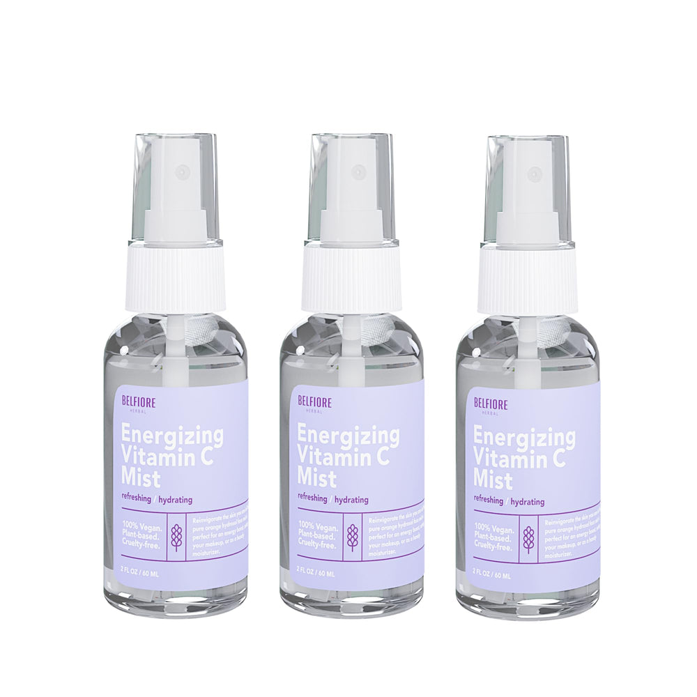 Belfiore Herbal Vitamin C mist bottle for daily facial hydration with vitamin C glow.