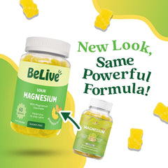 Close-up of tangy pineapple BeLive gummies