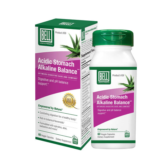 Bell Acidic Stomach Alkaline Balance bottle front view