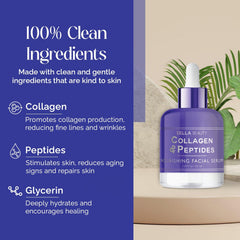 Bella Beauty serum application moment demonstrates quick absorption.