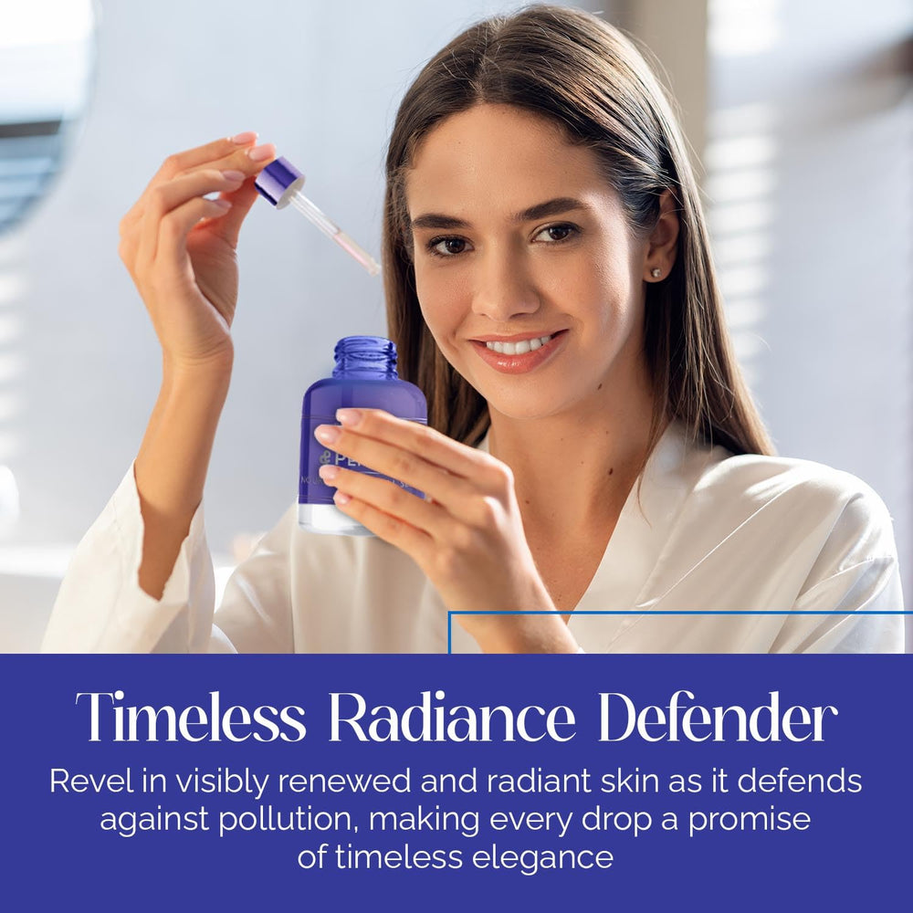 Texture swirl of Bella Beauty serum on skin shows smoothness and elasticity.