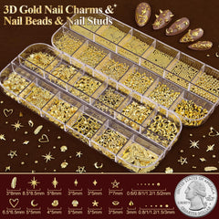BELLEBOOST nail beads caviar and studs offer texture and sparkle options
