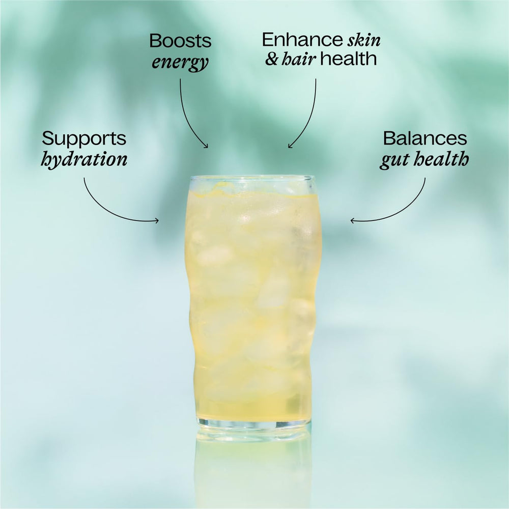 Label highlights collagen, electrolytes and probiotics with organic acacia