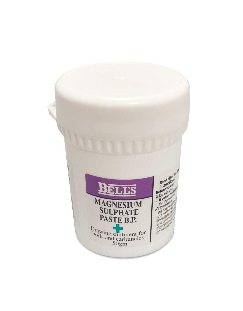 Bells Magnesium Sulphate Paste 50 g Pack of 3 - MgSO4 for skin infections