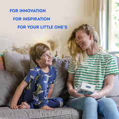 USB charging cable and travel-friendly packaging for Bendi Kids toothbrush