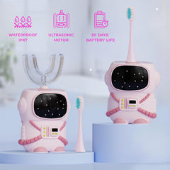 Two Y-shaped brush heads for enhanced bristle coverage
