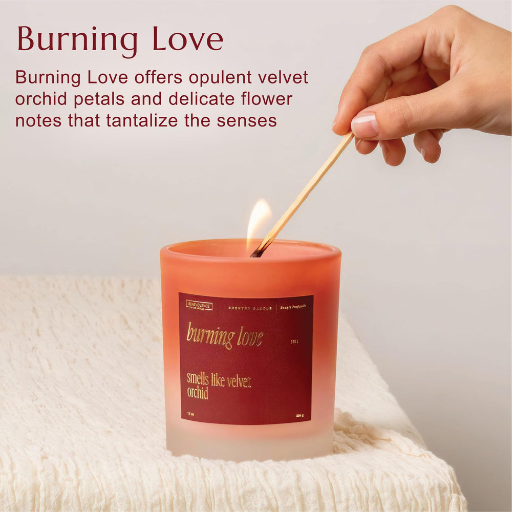 Velvet orchid fragrance filling a romantic room