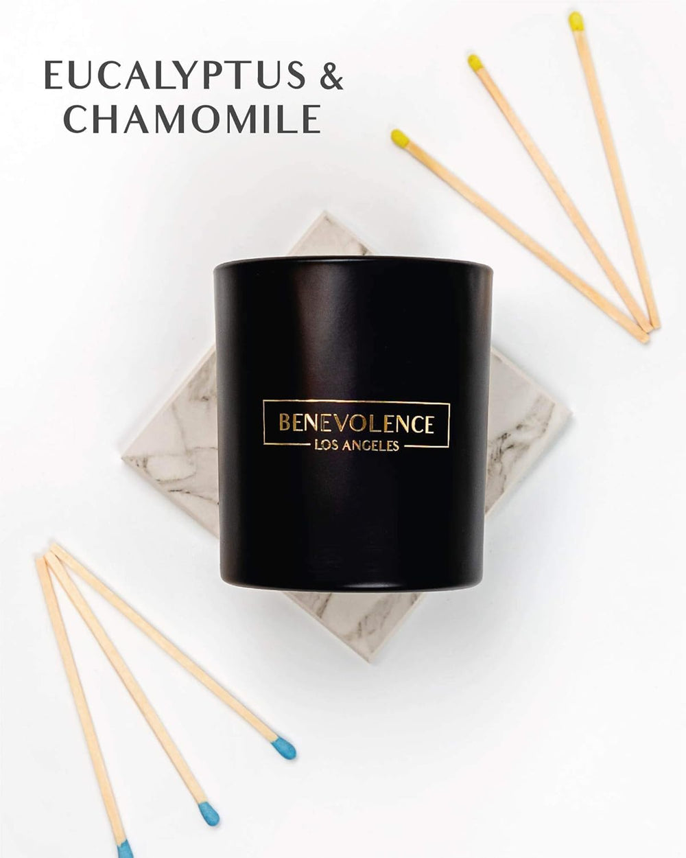 Soy wax and wick close-up in a black glass candle