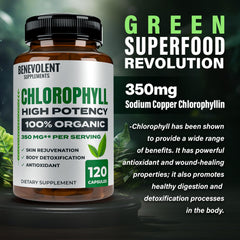 Skin health enhancement associated with chlorophyll capsules