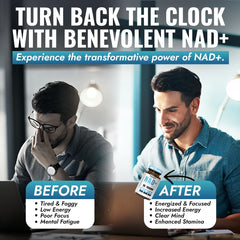 Vegan capsule image for Benevolent NAD+ 1050mg