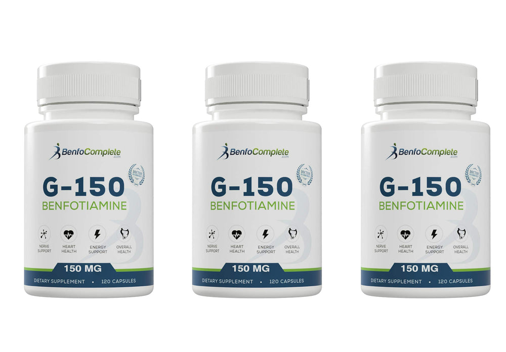 Benfocomplete Benfotiamine 150 mg capsules bottle 1 - 120 count