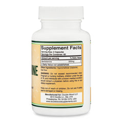 Close-up of 150 mg Benfotiamine capsules