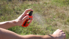 Ben's TSA-approved travel bug spray fits in bags and backpacks