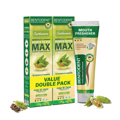 Bentodent Cardamom 2-Pack toothpaste front label