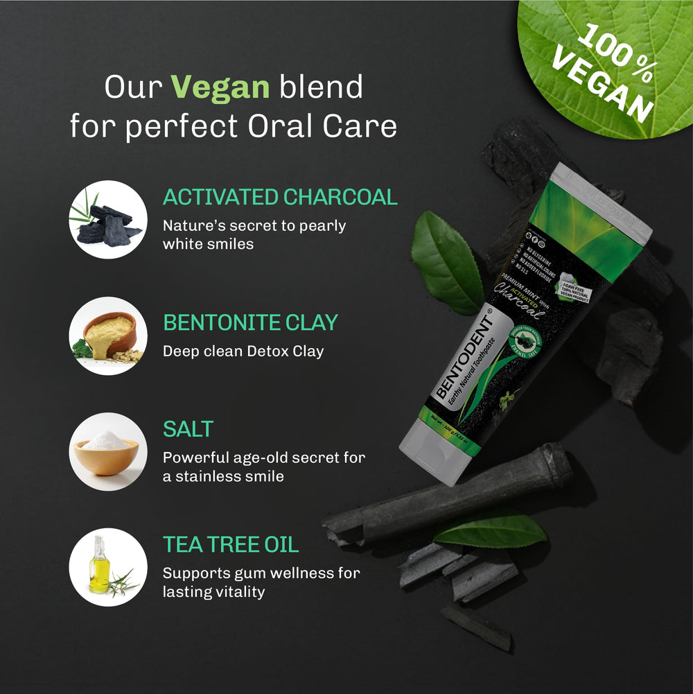 Bentodent toothpaste ingredients gluten-free and vegan