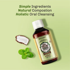 Bentodent zero sugar alcohol-free mouthwash bottle