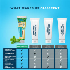 Made Safe Certified badge for Bentodent toothpaste